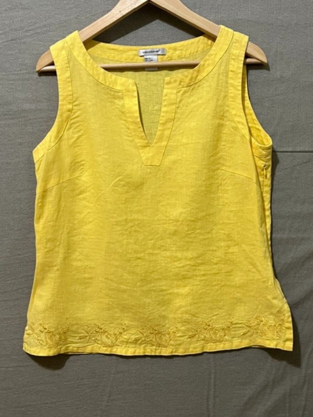 Richard Malcolm 100% Linen Sleeveless Blouse/Top, Sz L